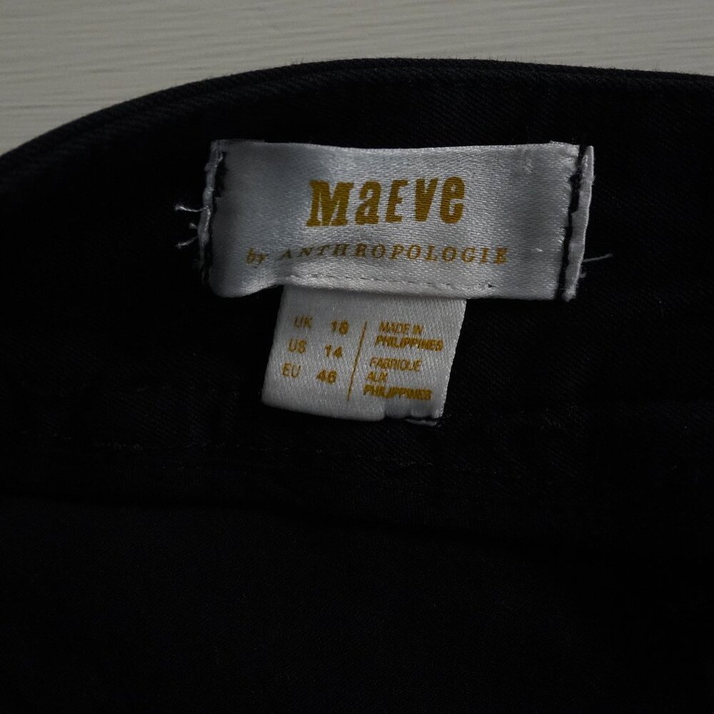 Maeve by Anthropologie Colette Flare Leg Trousers Size 14 (check measurements) - Picture 8 of 13